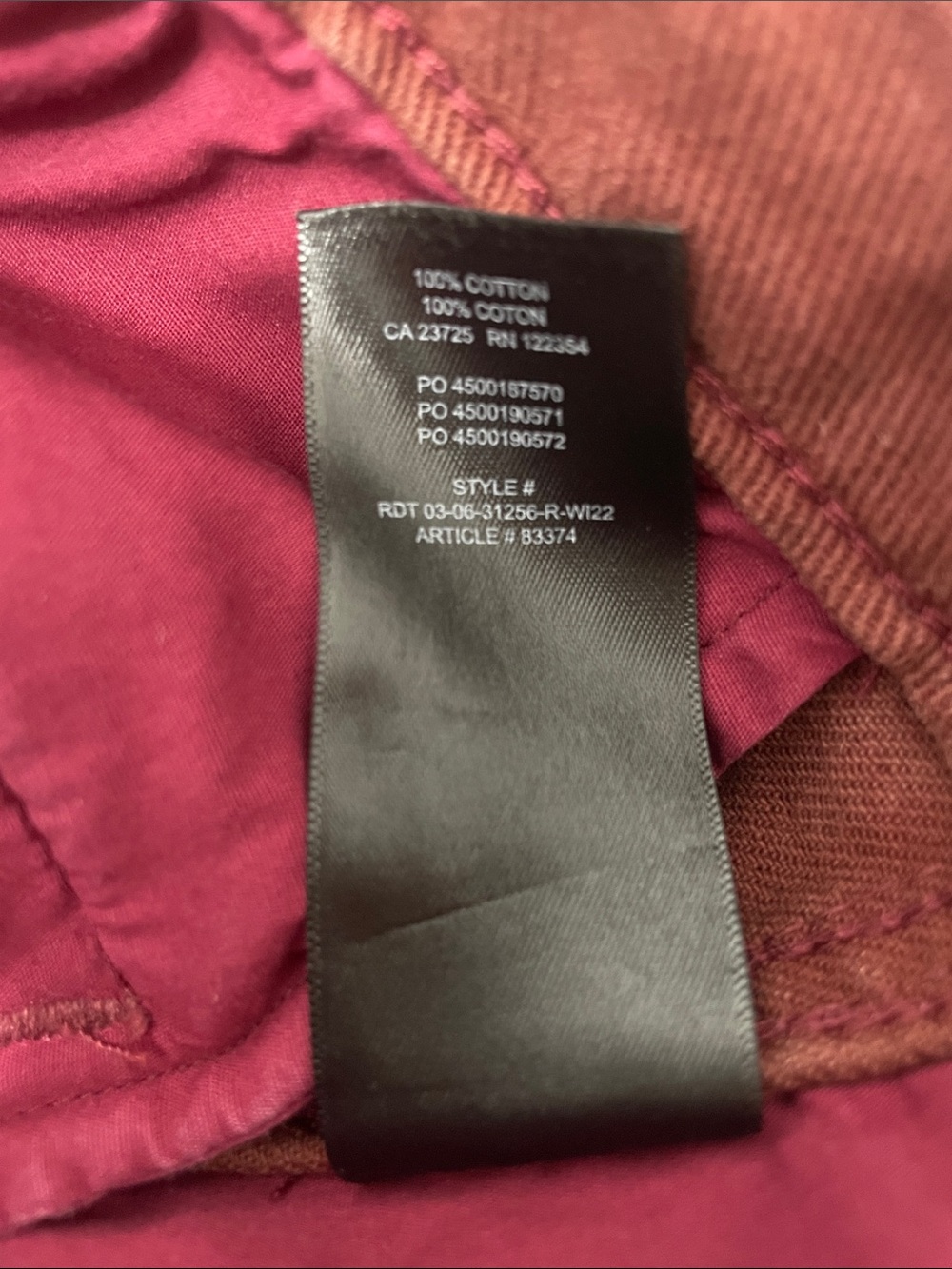 TNA Rust Cargo Trousers - Women's Utility Pants - 2 - Picture 11 of 11